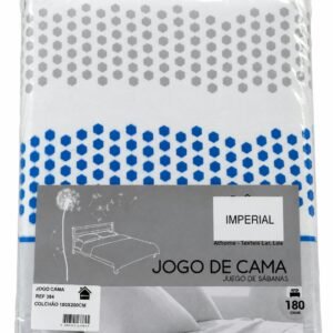JOGO CAMA ESTAMPADO IMPERIAL 180X200CM