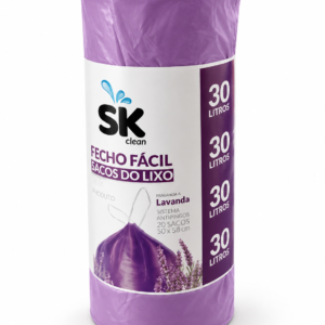 SACOS LIXO 30L LAVANDA