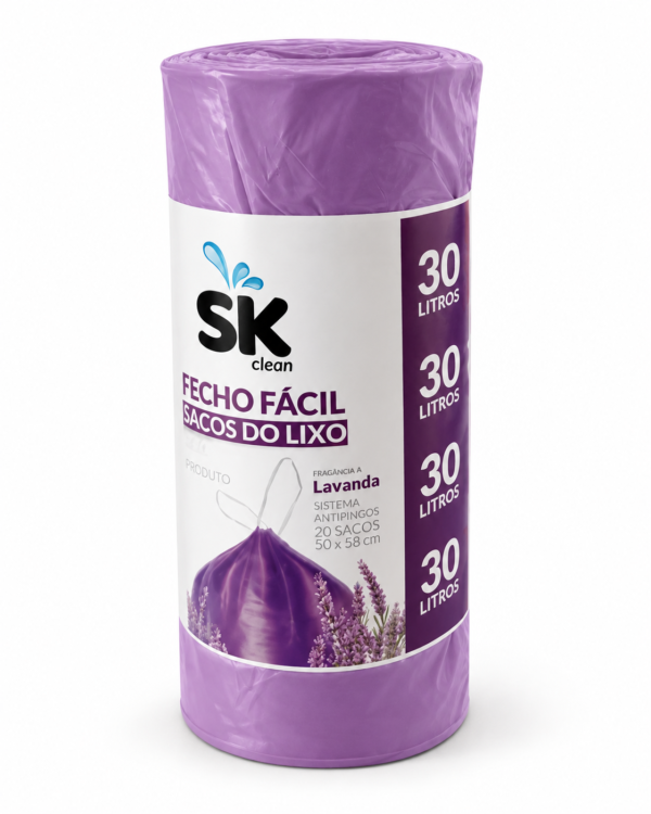 SACOS LIXO 30L LAVANDA