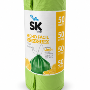 SACOS LIXO 50L LIMAO
