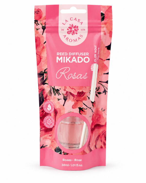 MIKADO ROSAS 30ML CASA AROMAS