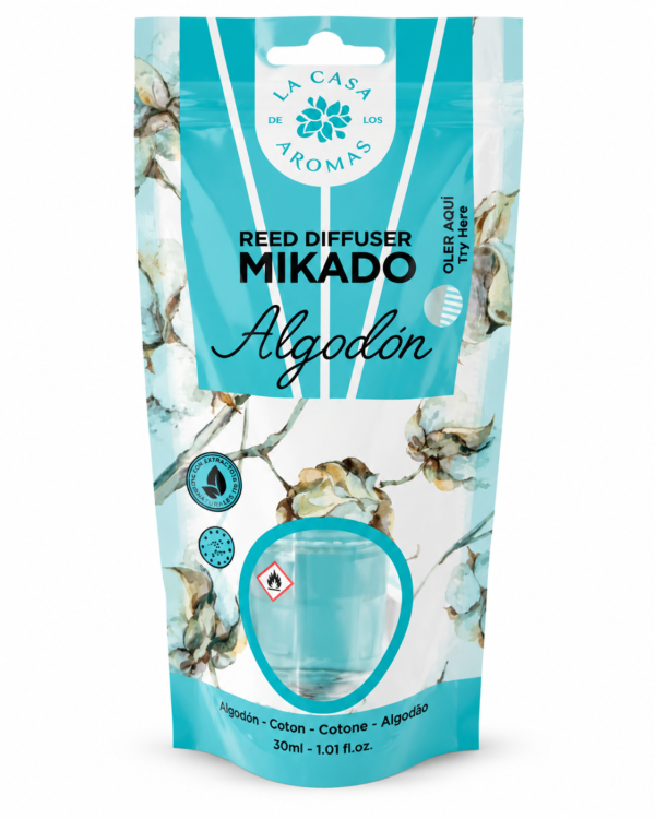 MIKADO ALGODAO 30ML CASA AROMAS
