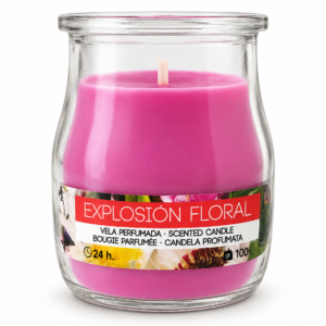 VELA LUMAR EXPLOSAO FLORAL 100GR