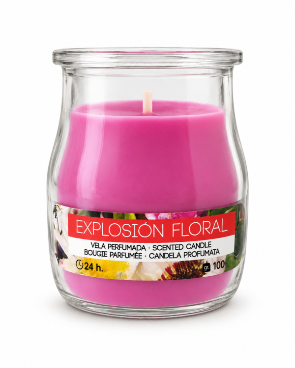 VELA LUMAR EXPLOSAO FLORAL 100GR