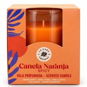 VELA LUMAR 190GR LARANJA CANELA