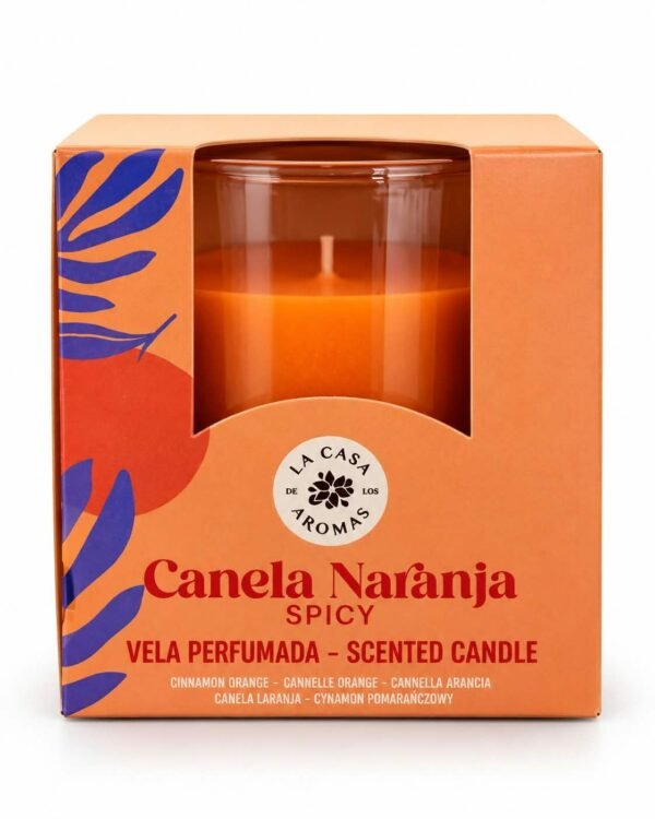VELA LUMAR 190GR LARANJA CANELA